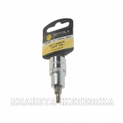 Насадка-вставка с битой Hex H5 ER-94801H 1/2 22мм L=60мм (с держателем) ЭВРИКА /1/20