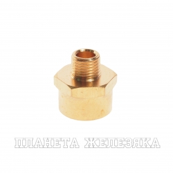 Соединитель резьбовой ER-MFE04/08:M1/4"x F1/2" ЭВРИКА /1/10