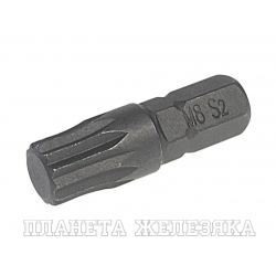 Бита SPLINE M8х25мм 1/4" JTC