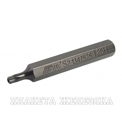Бита TORX Т25х75мм 10мм удлиненная JTC