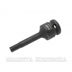 Бита-головка 1/2" HEX H7х78мм ударная JTC