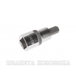 Бита-головка 1/2" HEX H9х55мм JTC