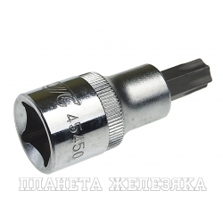 Бита-головка 1/2" TORX T50Hх55мм с отверстием JTC