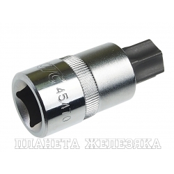 Бита-головка 1/2" TORX T70Hх55мм с отверстием JTC