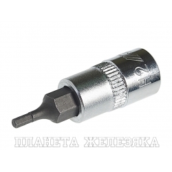 Бита-головка 1/4" HEX H2х37мм JTC