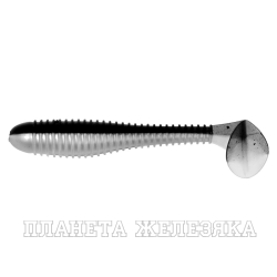 Виброхвост Catcher 2,75"/7 см Black & Pearl 7шт. (HS-1-028) Helios