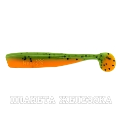 Виброхвост Chebak 3,15"/8 см Pepper Green & Orange 7шт. (HS-3-018) Helios