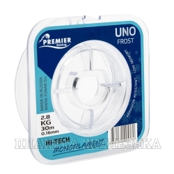 Леска UNO FROST 0,16mm/30m Clear Nylon PREMIER fishing (PR-UF-T-016-30)