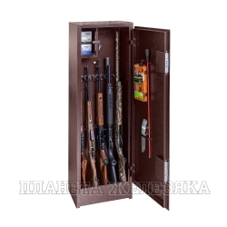 Шкаф металлический для хранения оружия "Гарант" 1400х425х300 (T-SG-210-1) Тонар
