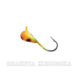 Мормышка вольф Капля с ушком краш 3мм 0,48гр 323P фосф (MW-1130-323P) Helios