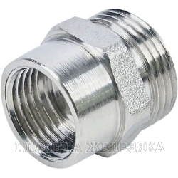Ниппель переходной сталь, 1/4", НР BSP/ВР NPT, TL1/4RMBS-FNP