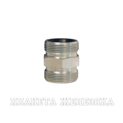 Ниппель стыковочный для парового соединения "GEFEST" (BOSS), НР/НР, 1.1/4" Wing nut (оцинк. сталь), TLGFDS1.1/4 (GDB23)