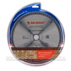 Диск пильный BELMASH 250x3/2x32/30; 72T