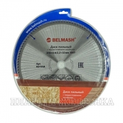 Диск пильный BELMASH 315x3,4/2,2x32/30; 100T