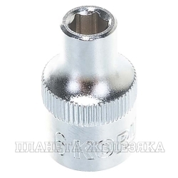 Головка торцевая KR-3SK06 3/8"DR 6-гранная 6мм  KORUDA 1/10