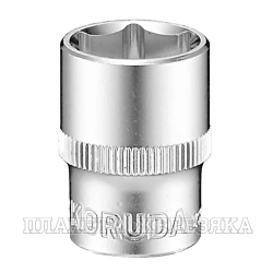 Головка торцевая KR-3SK11 3/8"DR 6-гранная 11мм   KORUDA 1/10