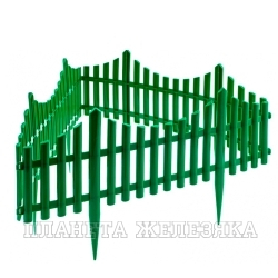 Забор декоративный "Гибкий", 24х300 см, зеленый, Россия// Palisad