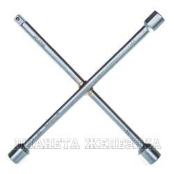 Ключ-крест баллонный, 17 х 19 х 21 мм, под квадрат 1/2", толщина 16 мм// Matrix