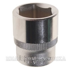 Головка торцевая 18мм 3/8" 6-гранная L=30мм ROCKFORCE RF-53518 /1/20