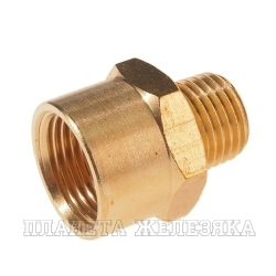 Соединитель RF-MFE04/06 резьбовой M1/4"x F3/8" в блистере ROCKFORCE /1