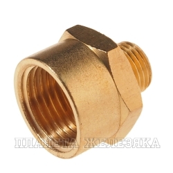 Соединитель RF-MFE04/08 резьбовой M1/4"x F1/2" в блистере ROCKFORCE /1