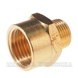 Соединитель RF-MFE06/08 резьбовой M3/8"x F1/2" в блистере ROCKFORCE /1