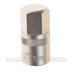 Насадка RF-34419: 1/2"DR 6-гранная монолитная 19мм ROCKFORCE /1/10