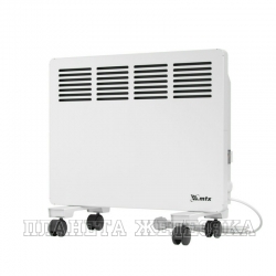 Конвектор электрический КМ-1000.1, 230 В, 1000 Вт, X-образный нагреватель, колеса, термостат // MTX