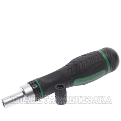 Отвертка RF-32805MR реверсивная 5в1 с набором бит (PH1; PH2; SL5; SL6) ROCKFORCE /1/120