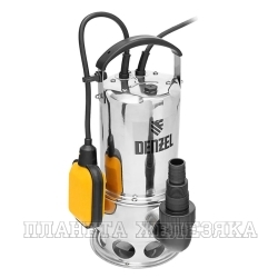 Дренажный насос DPL800X, 800 Вт, подъем 7 м, 16500 л/ч// Denzel
