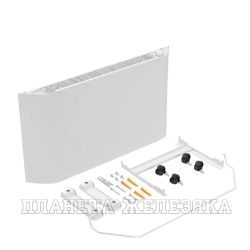 Конвектор электрический XCE-2000, 230 В, 2000 Вт, белый, сушилка, колеса, Х-элемент// Denzel