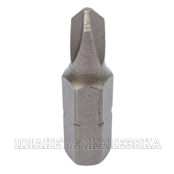 Вставка F-122S2502: 3-лучевая 1/4"DR №2х25мм FORSAGE /1/10