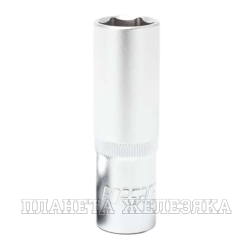 Головка торцевая 11мм 1/4" 6-гранная глубокая L=45мм FORSAGE F-5255011 /1/30