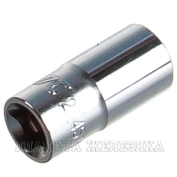 Головка торцевая 6-гранная 1/4" х 5/16", длина 25мм JTC /1/20/1000