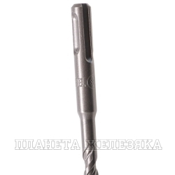 Бур по бетону, двойная спираль, Cobalt W-tip, 8x210 мм, SDS PLUS// Denzel