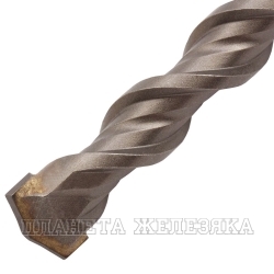 Бур по бетону, двойная спираль, Cobalt W-tip, 14x260 мм, SDS PLUS// Denzel