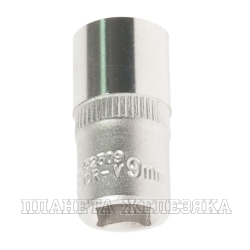 Головка торцевая  9мм 1/4" 6-гранная L=25мм ROCKFORCE RF-52509 /1/40