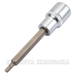 Головка-бита 6-гранная 4мм 1/2" (L-100мм) ROCKFORCE /1