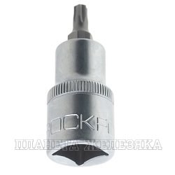 Головка-бита TORX T27 с отверстием 1/2" (L-55мм) ROCKFORCE /1