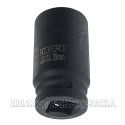 Головка торцевая 29мм 3/4" 6-гранная ударная удлиненная L=78мм ROCKFORCE RF-46510029 /1/10 NEW