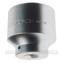 Головка торцевая 70мм 3/4" 6-гранная L=82мм ROCKFORCE RF-56570 /1/4