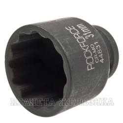 Головка торцевая 31мм 1/2" 12-гранная ударная L=44мм ROCKFORCE RF-44831 /1/90