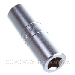 Головка свечная 16мм 1/2" 6-гранная L=65мм FORSAGE F-807416 /1/10/120