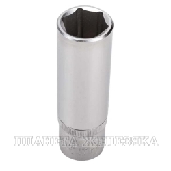Головка торцевая 17мм 1/2" 6-гранная глубокая L=75мм FORSAGE F-5457717 /1/10