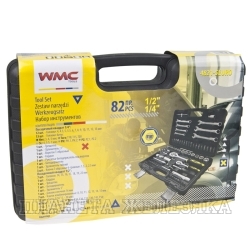 Набор инструмента WMC-4821-5EURO: 1/4'', 1/2'' 82пр. WMC TOOLS /1/4