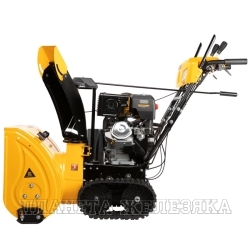 Бензиновая снегоуборочная машина SBL 711DT PRO, 420cc, гусеницы, эл.старт, блок. дифф.// Denzel