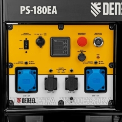 Генератор бензиновый PS-180EA, 18 кВт,230 В, 65л, разъём ATS,эл.старт// Denzel