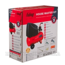 Компрессор HOUSE MASTER KIT + 5 (OL 195/24 + 5 предметов)