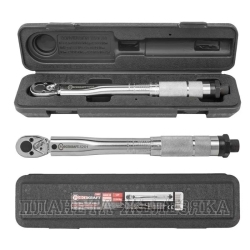 Ключ динамометрический FK-1201: щелчкового типа 1/4"DR (2-24Nm) 370мм FORCEKRAFT /1/25