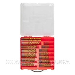 Набор сверл FK-924U100 по металлу HSS,100пр в кейсе FORCEKRAFT /1/10